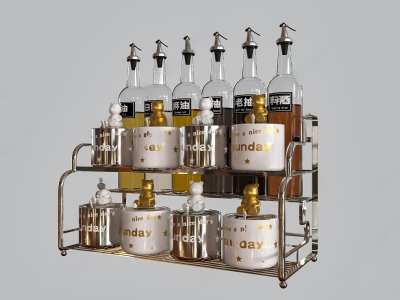 调料瓶3D模型下载